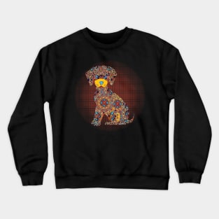 Dog Mandala Crewneck Sweatshirt